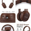 Bluetooth 5.1 Over-Ear Wireless Headphones with Built-In Microphone, TF Card Music Player, Hi-Fi Stereo Sound, Type-C Re