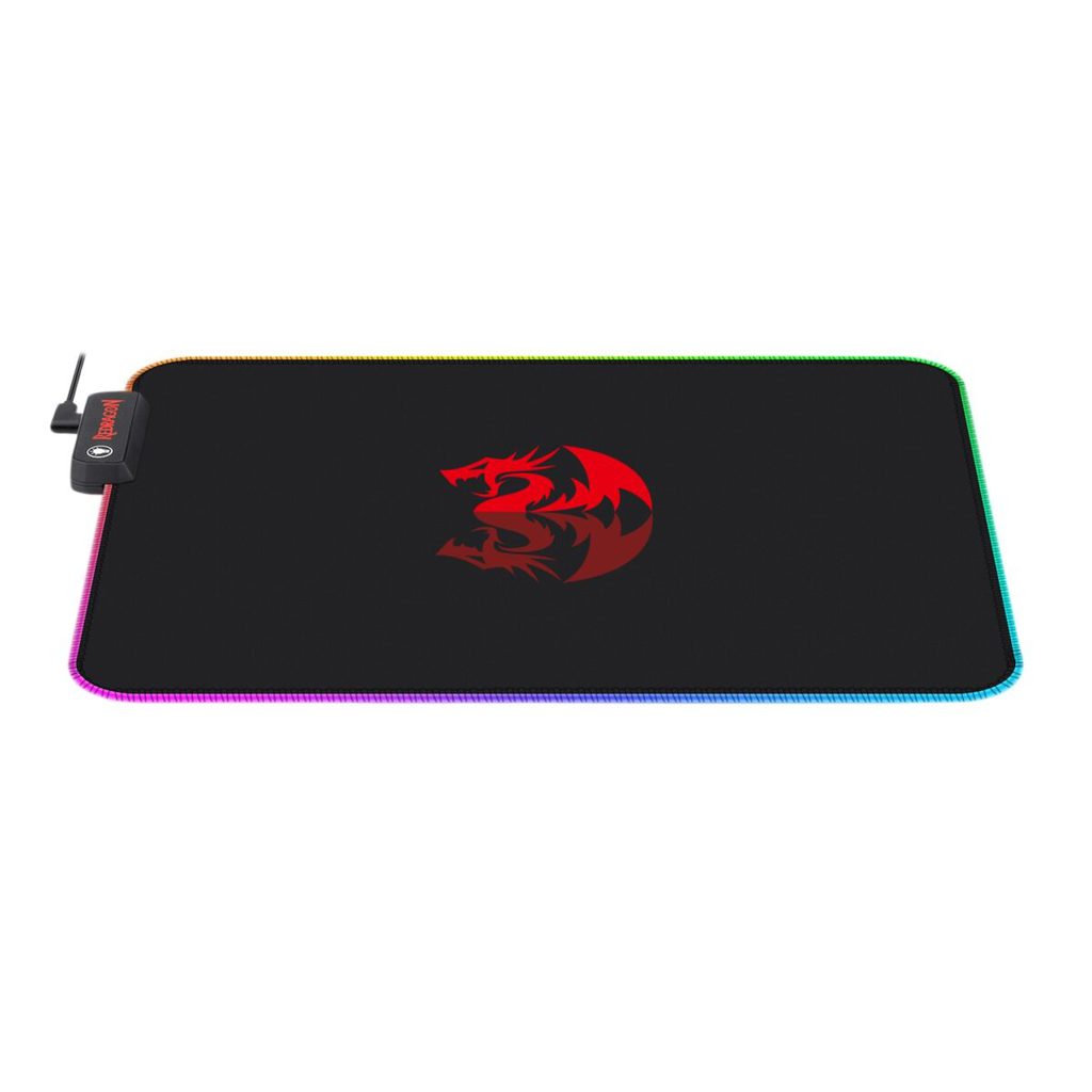 Redragon P026 Pluto RGB Gaming Mouse Pad – Size 330 x 260 x 3 mm