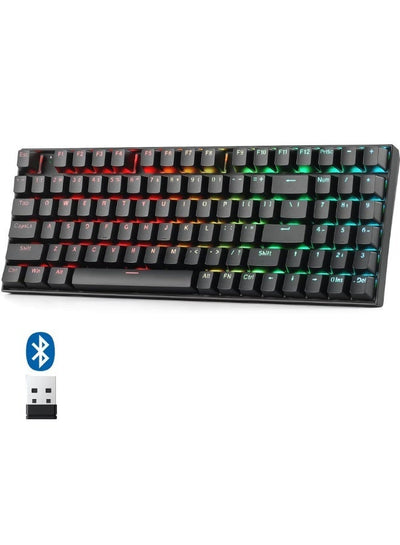 90% Wireless Rapid Trigger Magnetic Gaming Keyboard With 94 Keys Hall Effect Switches 8K Hyper-Polling Adjustable Actuat