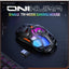DM02 Tri-Mode RGB Gaming Mouse with 2.4GHz Wireless, Bluetooth & Wired Connectivity, Lightweight Honeycomb Shell Design,