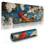 Long Gaming Mouse Pad Extended Anime Large Desk Pad with Non-Slip Base Full Keyboard Mat with Stitched Edges for Gaming 