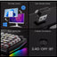 Gaming Keyboard PENUMBRA K687GG PRO Full Aluminum Alloy Hot-Swappable Mechanical Keyboard with 3-Mode Connection, Gasket