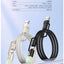 65W Fast Charging Power Delivery Cable With USB-A And USB-C To USB-C Connectors LED Indicator High-Speed Data Transfer B