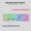 كيبورد جيمنج Redragon K628 PRO SE ميكانيكال شفاف أبيض