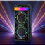 V-2875 Portable Bluetooth Speaker, Double 8-Inch Wireless Party Speaker with Powerful Bass, Rechargeable Karaoke Speaker
