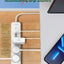 Power Strip with USB Charge Ports, SC5319, Universal Travel Adapter, 2M Extension Cord, Power Socket Plug Adapter