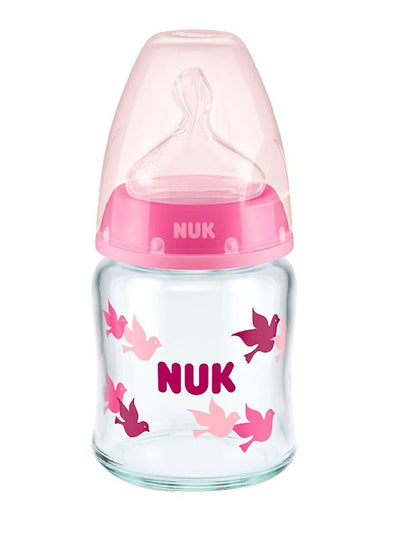 NUK Classic glass bottle 120 ml - silicone 0-6M