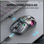 DM02 Tri-Mode RGB Gaming Mouse with 2.4GHz Wireless, Bluetooth & Wired Connectivity, Lightweight Honeycomb Shell Design,