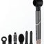 SK-15052 6-in-1 Digital Hair Dryer & Styler – 1600W, Up to 110,000 RPM, 6 Interchangeable Attachments, 2 Curling Irons &