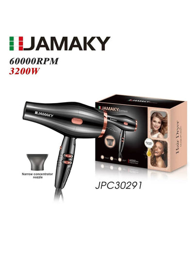 JAMAKY Italy Professional JPC30291 Ultimate Smooth Hair Dryer 3200W..JPC30291