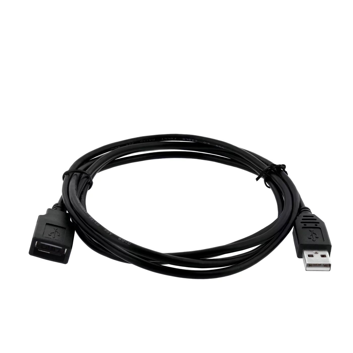 Usb male to female extension cable 1.5 meter-black