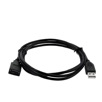 Usb male to female extension cable 3 meter-black