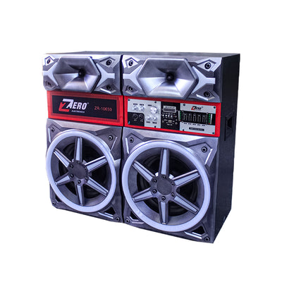 Subwoofer equipped with Bluetooth technology - memory card port - USB port and remote model ZR-10650