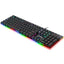 K509-RGB 104 Keys Replacement Keycaps Set for Mechanical Keyboard, Premium Black PBT Keycaps for Full-Size Gaming Keyboa