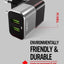 Fast Charging USB Wall Adapter – Compact Power Charger for Smartphones, Tablets and USB Devices Portable High-Speed Char