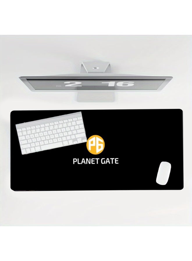 Planet Gate  Extended Gaming Mouse Pad with Stitched Edges 70×30cm XL Desk Mat for Gaming, Office, Keyboard, Mouse, Lapt
