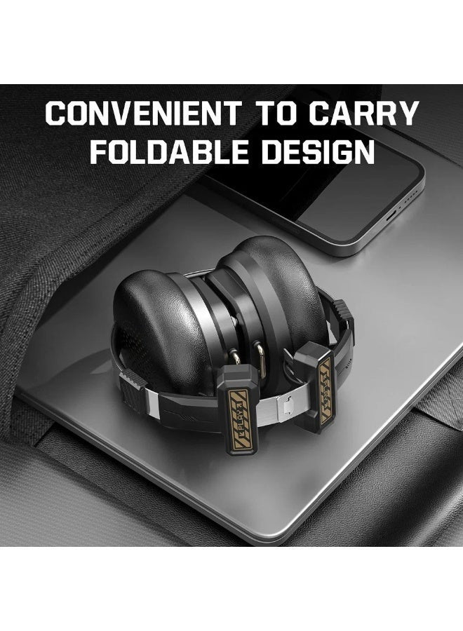 GT803 Wireless Gaming Headset – Bluetooth 5.4 & Wired, 40mm Drivers, 50H Playtime, 400mAh Battery, Low-Latency Game Mode