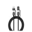 65W 4-In-1 Fast Charging Data Cable With USB-A And USB-C Inputs Lightning And USB-C Outputs High-Speed Data Transfer Bra