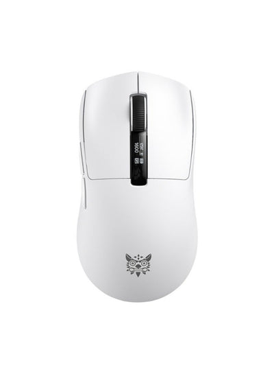 Tri-Mode RGB Wireless Gaming Mouse White Edition, High-Precision Bluetooth,  Wireless & Wired Gaming Mouse for PC, Lapto