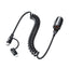 Fast Car Charger RCC356 , 45W Ruichy Series Fast Car Charger with Dual Output (1x USB-A + 1x USB-C/Lightning Coiled Cabl