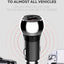 C1 36W Super Fast Car Charger with Lightning Cable, USB-C PD & QC4+ Dual Port Car Charger, Zinc Alloy Fast Charging Car 