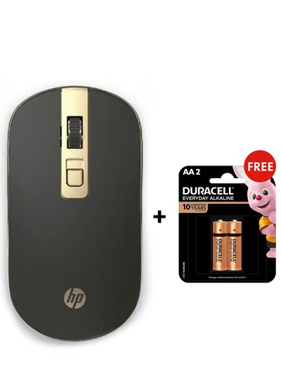 حزمة ماوس لاسلكي مع بطاريات قلوية Duracell AA