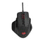 M806 Bullseye Gaming Mouse, 7 Programmable Buttons Wired RGB Gamer Mouse w/Ergonomic Natural Grip Build, Software Suppor