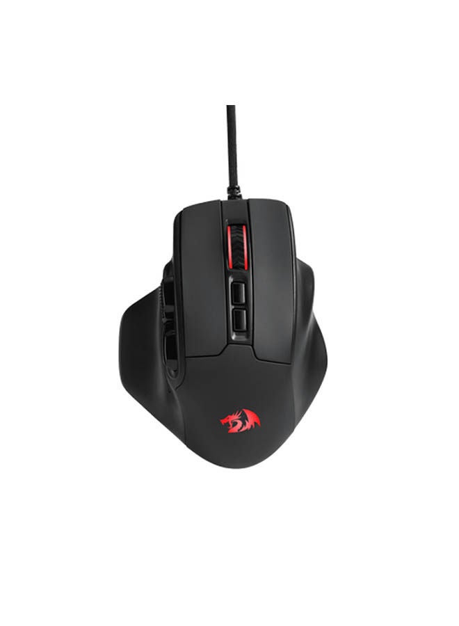 M806 Bullseye Gaming Mouse, 7 Programmable Buttons Wired RGB Gamer Mouse w/Ergonomic Natural Grip Build, Software Suppor