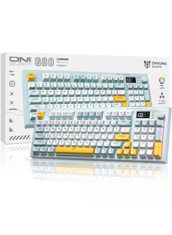 G80 94-Keys three modes keuboard with knob and screen