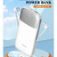PQ19 10000mAh Fast Charging Power Bank with Built-In Charging Cables, 22.5W USB-C Quick Charge Output, 18W USB-C Fast In