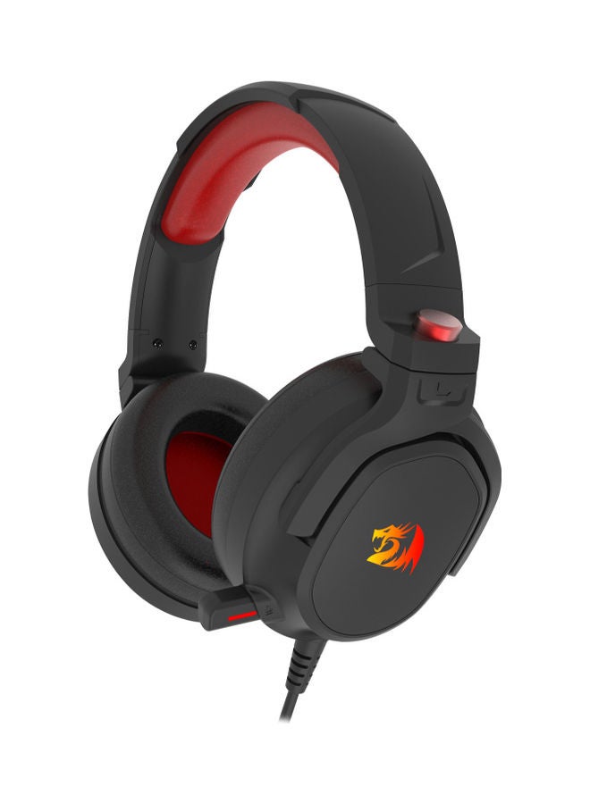 H399 NIREUS RGB USB Gaming Headset - 7.1 Surround Sound - Rotatable Ear Cups - In Line Controls - Retractable Microphone
