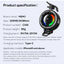 CX19 Magnetic Phone Cooler with 15W Wireless Charging – RGB LED Cooling Fan, Semiconductor Mobile Cooling Pad, Adjustabl
