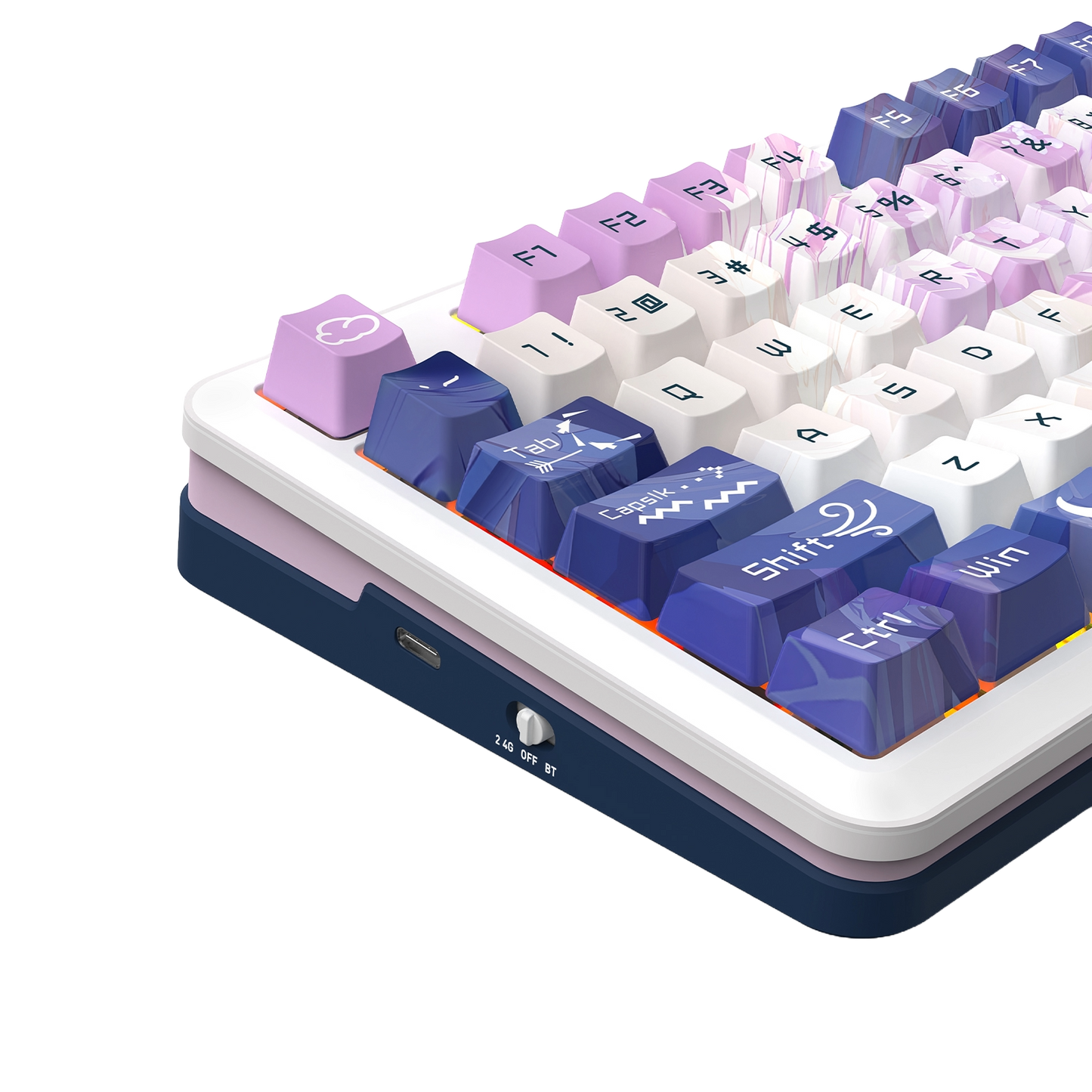 كيبورد جيمنج Redragon K681 CYRUS Pro ميكانيكال 75% متعدد الألوان