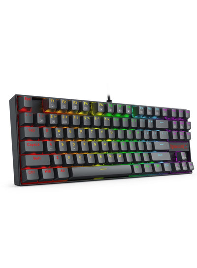 كيبورد جيمنج Redragon K552 Elite Edition ميكانيكال 60% بمفاتيح زرقاء أسود