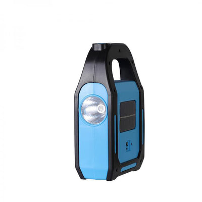Power Master HB-9707A-1 Stage USB Output Rechargeable Solar Lamp Blue