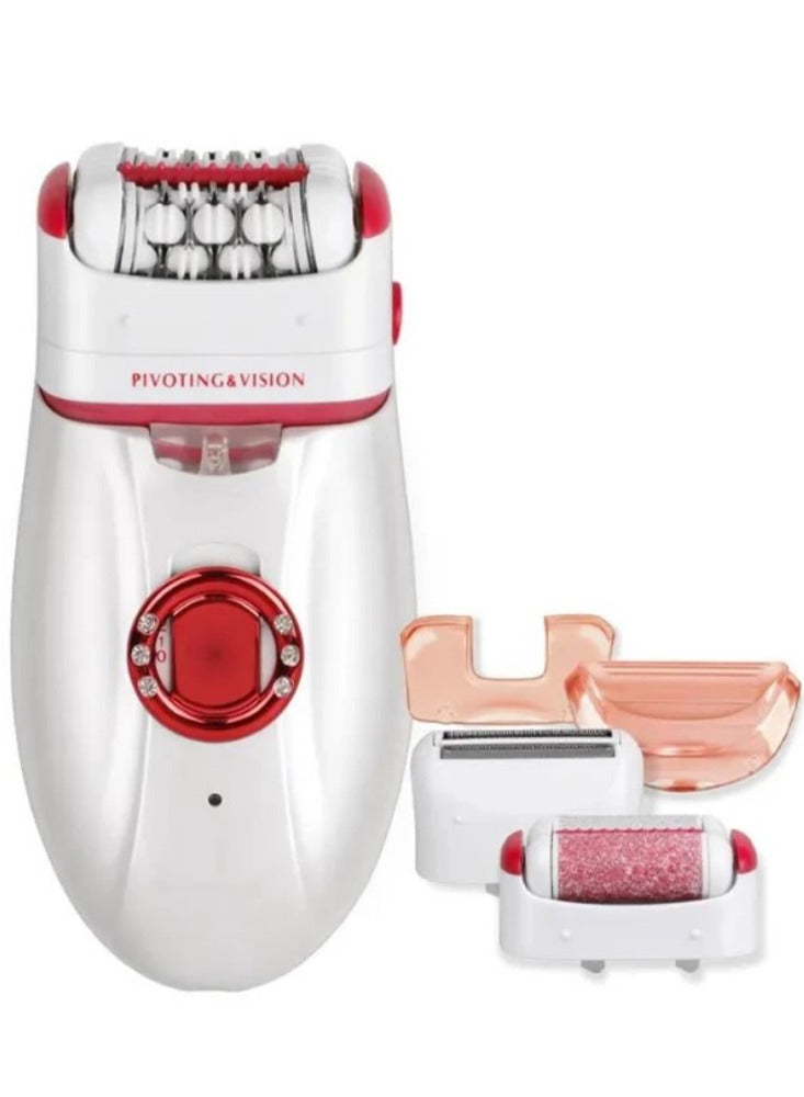 ENZO General hair removal in different parts of the body for women. Model EN-3166 is designed for comfort and ease of use at home, and comes with 4 different usage accessories.