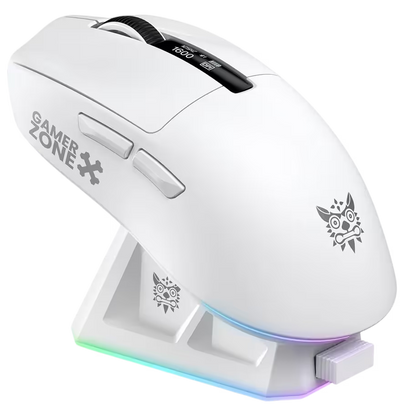 onikuma DM07 Tri-Mode RGB Wireless Gaming Mouse White