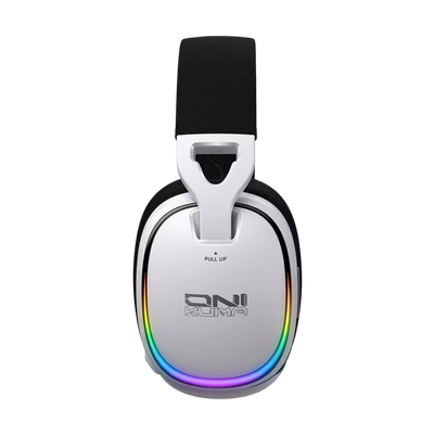 onikuma GT805 4-Mode RGB Gaming Headset 2.4GHz Bluetooth 5.4 Wired White