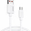 كابل شحن X-SCOOT CL130 Micro USB قوة 25W طول 1m أبيض