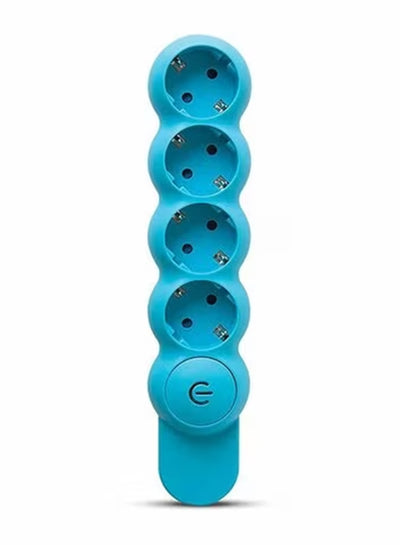 Elios Split Power Electricity Strip with 4 outlets - Blue