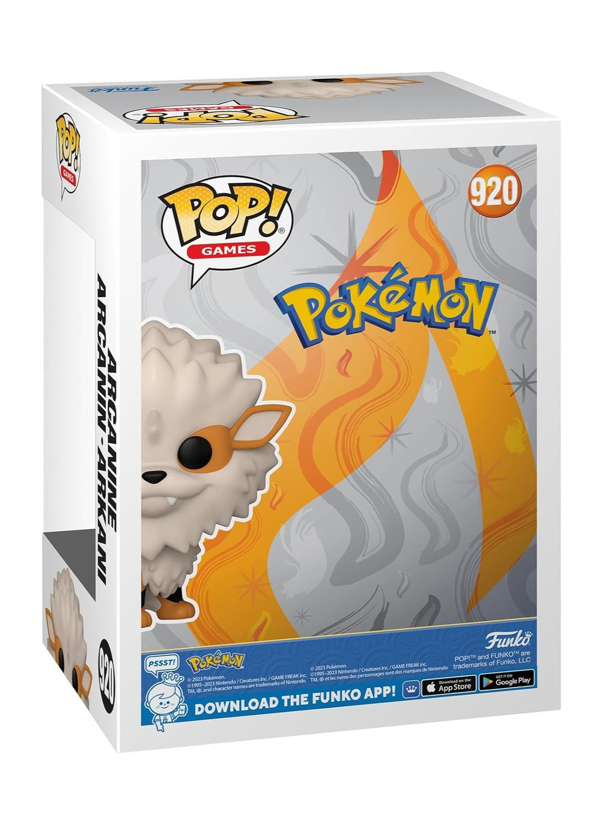 Action Figures Pop! Games: Pokemon - Arcanine , One Size