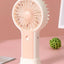 Portable Mini Fan USB Rechargeable Cute 1.5W Small Electric Fan For School ( Pink )