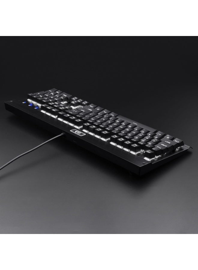 كيبورد جيمنج REDRAGON KG010-KN ميكانيكال Anti-Ghosting عربي أسود