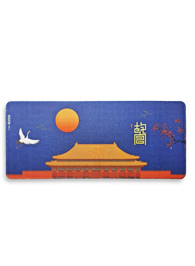 Gaming Mouse Pad , chinese home Themed ( 70cmx30cmx2mm ), HD Printing Style Desk Mat, Mouse and Keyboard Pad Extended, Waterproof Fabric Surface Mouse Pads for Desk, Anti-Slip Rubber Base