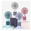 Generic Portable Mini Fan USB Rechargeable Cute 250MAH Small Electric Fan For School , ZB088A