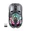 DM02 Tri-Mode RGB Gaming Mouse with 2.4GHz Wireless, Bluetooth & Wired Connectivity, Lightweight Honeycomb Shell Design,