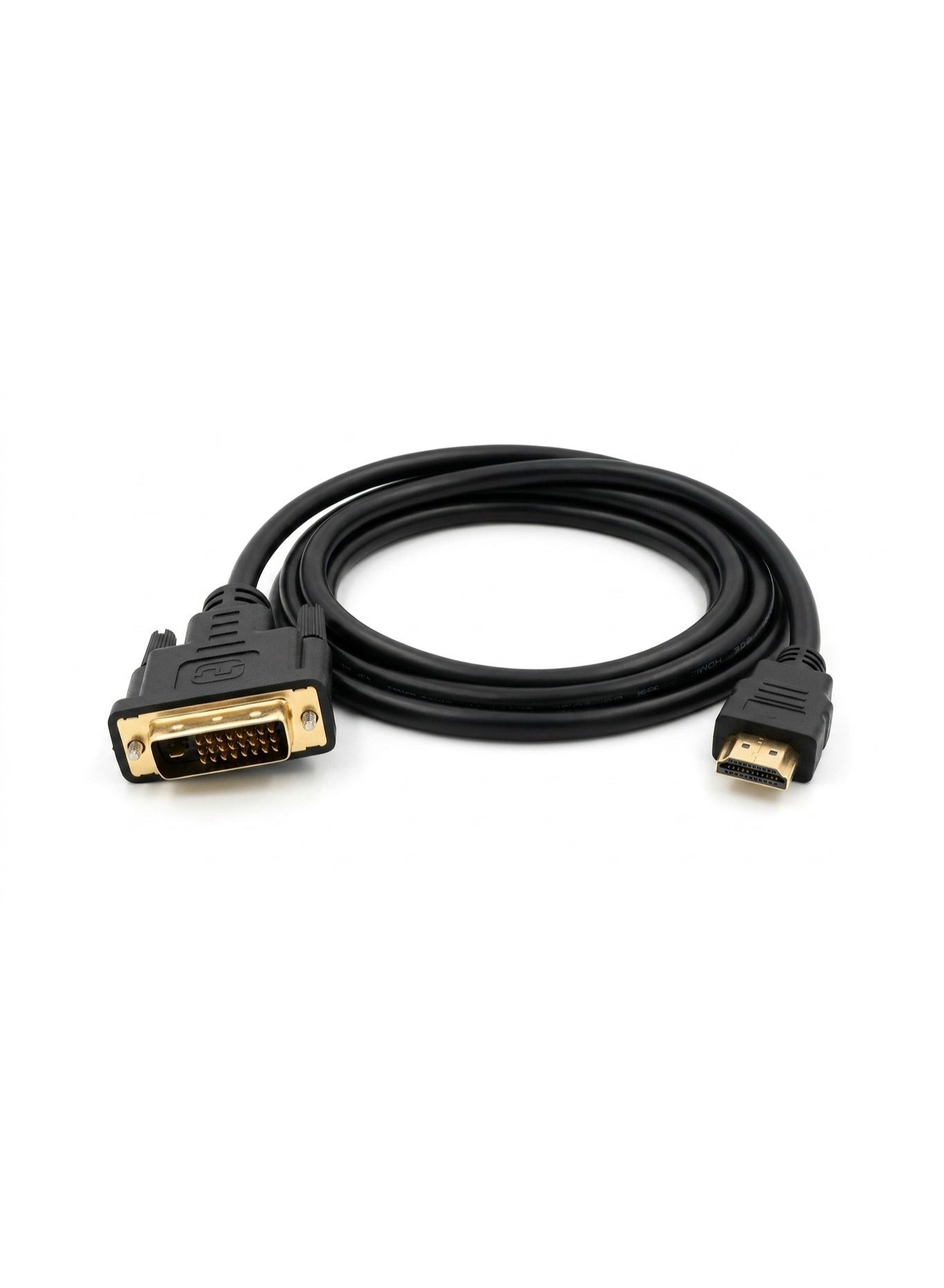 كابل Platinum DVI إلى HDMI طول 1.5m دقة عالية أسود