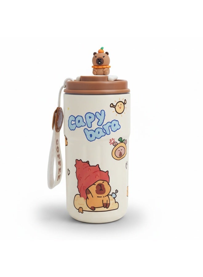 Stainless Steel Thermal Mug Cup 320ml, Insulated Coffee & Tea Mug, 1 Piece, Stylish Designs , Hot & Cold Drink Cup for H