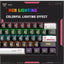G55 RGB Wired Mechanical Gaming Keyboard with 61 Keys, Compact Layout, Customizable RGB Backlit, Anti-Ghosting, Windows 