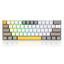 REDRAGON K530 Draconic RGB 60% Gaming Wireless Mechanical Keyboard, Brown Switches (YELLOW, WHITE & GREY)